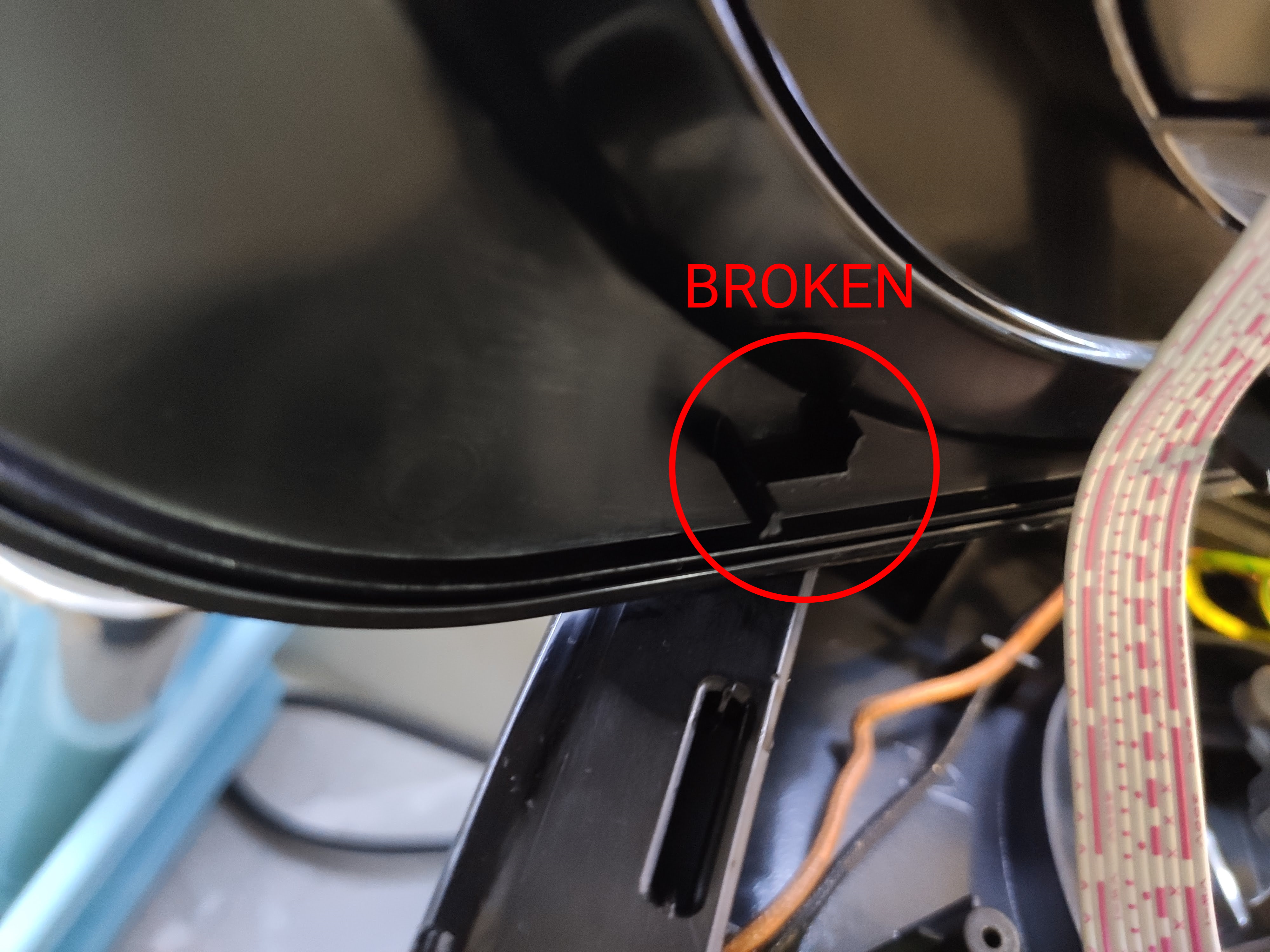 Broken clip