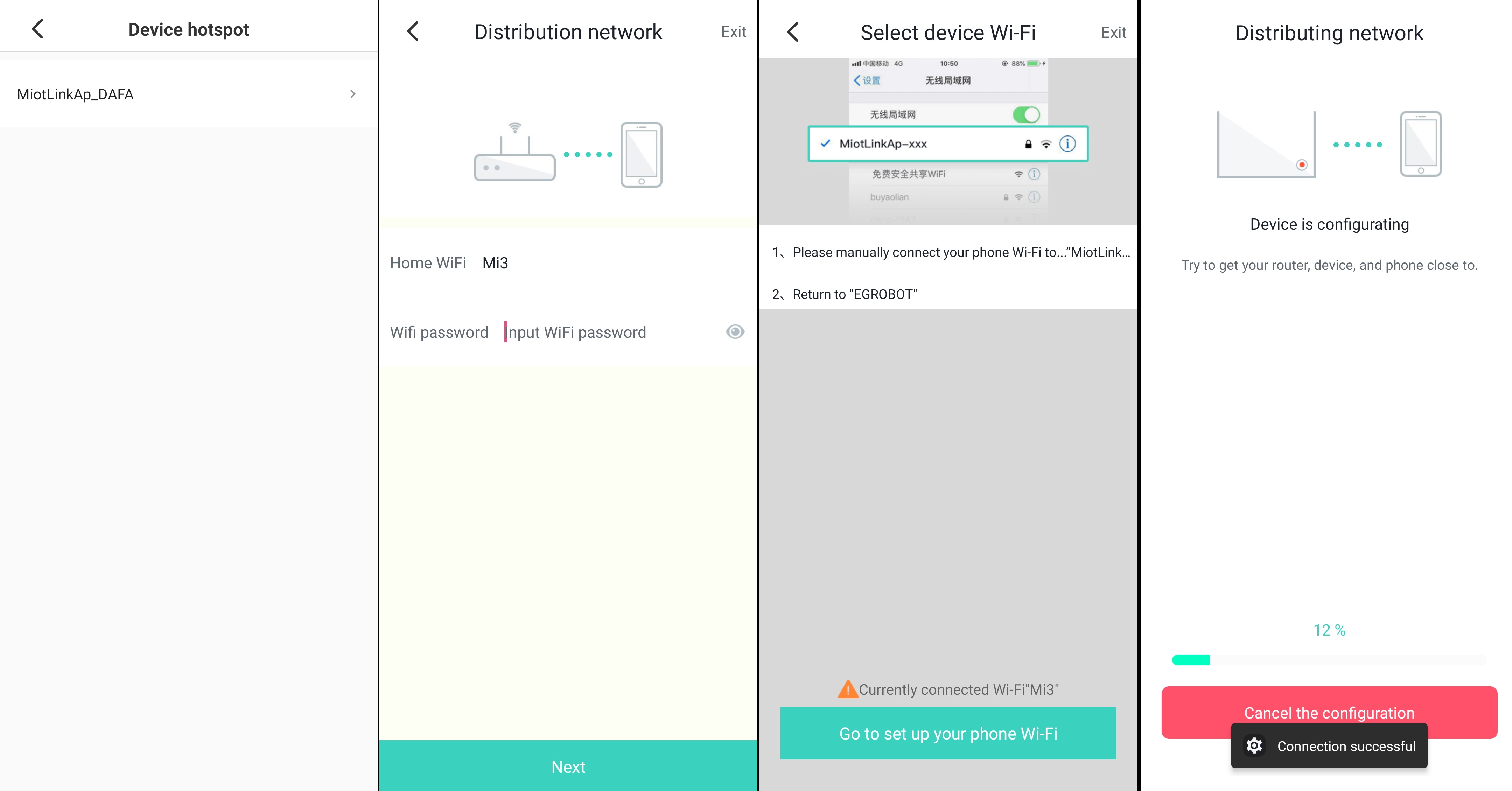 Connect to local network