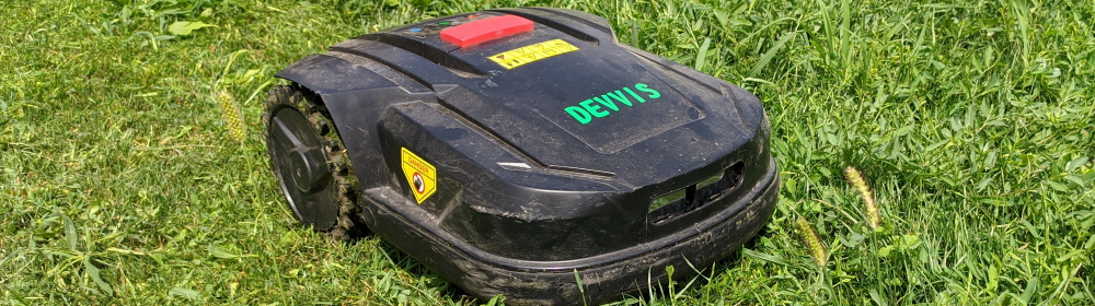 Vant til Dæmon kaldenavn Devvis H750T Robot Lawn Mower Review | Blakadder's Smarthome Shenanigans