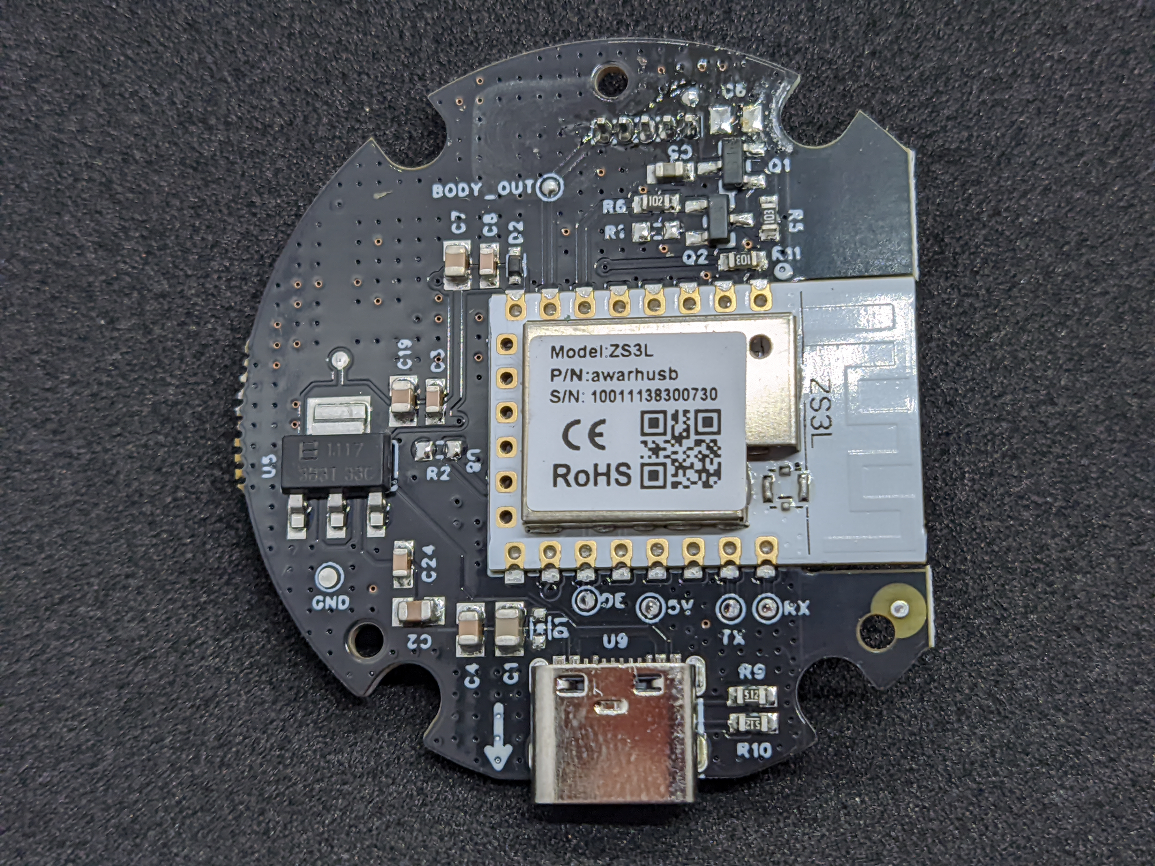 Sensor module side