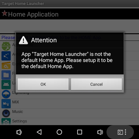 Default Launcher