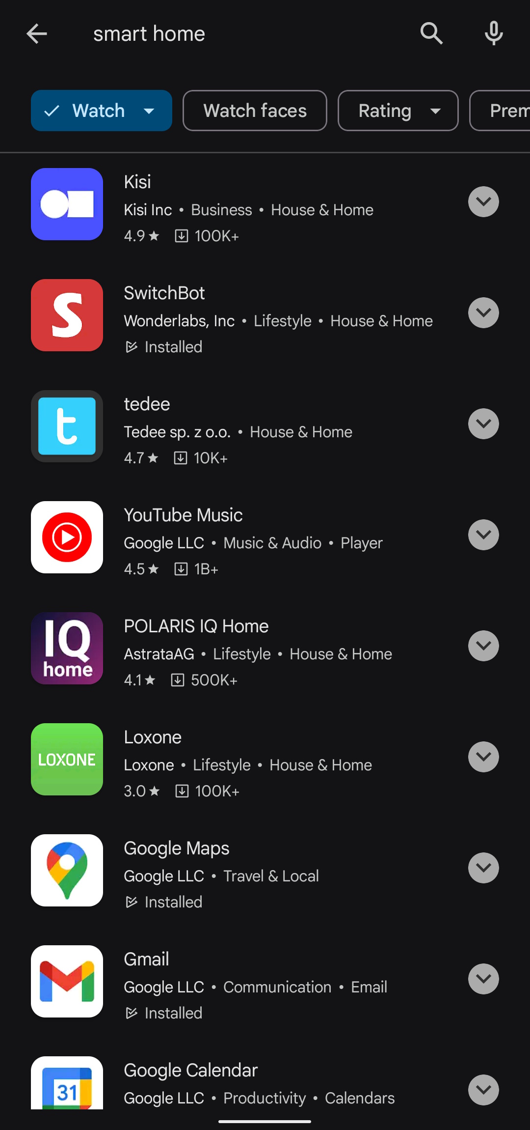Other smart home apps